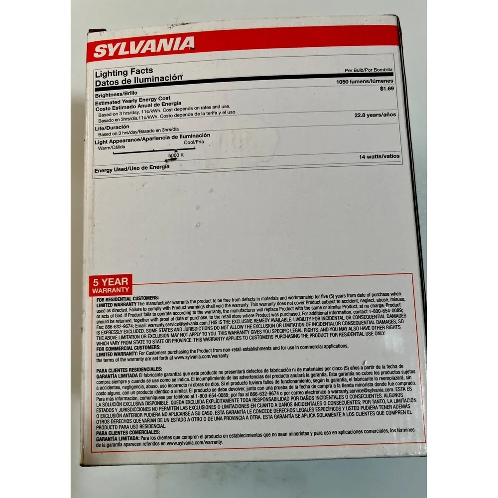 SYLVANIA ULTRA LED 14-Watt (100W Equivalent) 3000K PAR38 Dimmable Wet Rated
